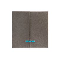 ESV10-L-123-60 Панель лицевая Валенсия для выключателя 2-кл. с индикатором 10А графит PROxima EKF 