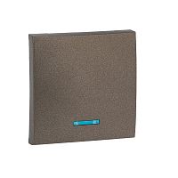 ESV10-L-121-60 Панель лицевая Валенсия для выключателя 1-кл. с индикатором 10А графит PROxima EKF 