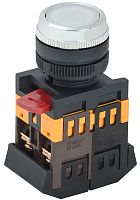 BBT30-ABLFS-K01 Кнопка ABLFS-22 d22мм 1НО+1НЗ 240В неон бел. GENERICA 