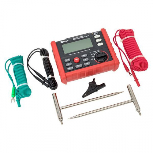 ms2302 Измеритель сопротивления заземления цифровой E-Resist MS2302 Professional EKF  фото 2