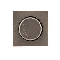 ESD06-L-101-60 Панель лицевая Валенсия для светорегулятора 600Вт 220В графит PROxima EKF 