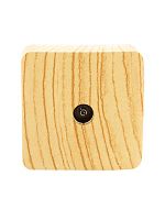 751-5200-129 Розетка телевизионная проходная TV 1-м ОП Viola беленый дуб LEZARD 