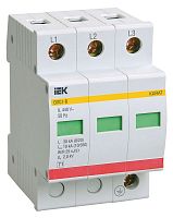 MOP20-3-B Ограничитель перенапряжения ОПС1-B 3P KARAT IEK 