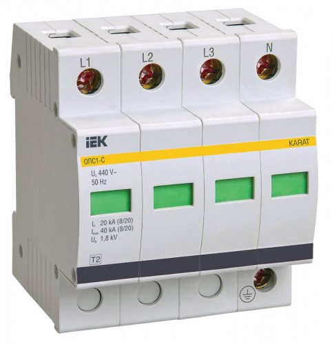 MOP20-4-C Ограничитель перенапряжения ОПС1-C 4P KARAT IEK 