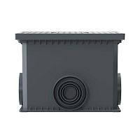 025002 Колодец смотр. 335х240х255 с крыш. для двуст. труб DKC 