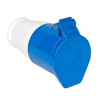 ps-213-16-220 Розетка кабельная 16А 220В 2P+РЕ IP44 (213) EKF 