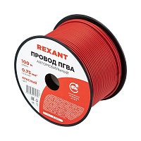 01-6504 Провод ПГВА 0.75 К бухта (м) Rexant   