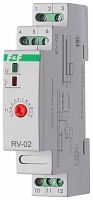 EA02.001.008 Реле времени RV-02 16А 1..120с 230В 1 перекл. IP20 задержка выключ. монтаж на DIN-рейке F&F 