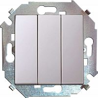 1591391-030 Выключатель 3-кл. СП Simon 15 16А IP20 винтов. зажим механизм бел. Simon 