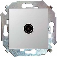 1591475-030 Розетка телевизионная одиночная TV СП Simon 15 винтов. зажим механизм бел. Simon 
