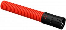 CTG12-050-K04-050-R Труба гофрированная двустенная ПНД гибкая d50мм с муфтой красн. (уп.50м) IEK 