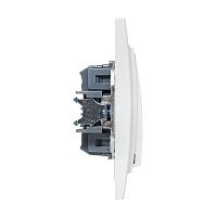 ERV10-025-10 Переключатель проходной 1-кл. СП Минск 10А IP20 бел. Basic EKF 