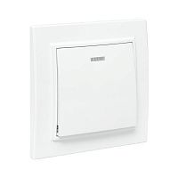 ERV10-121-10 Выключатель 1-кл. СП Минск 10А IP20 с индикатором бел. Basic EKF 