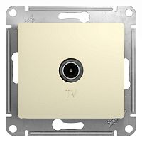 GSL000293 Розетка телевизионная TV Glossa коннектор механизм беж. SE 