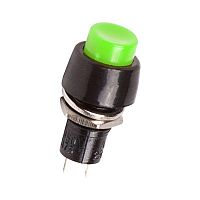 36-3073 Выключатель-кнопка 250В 2А (2с) вкл.-выкл. микро (PBS-20А) зел. REXANT 