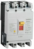SAV20-3-0125-G Выключатель автоматический 3п 125А 20кА ВА66-33 GENERICA 
