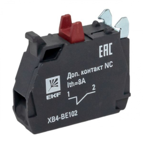 XB4-BE102 Контакт дополнительный NC красн. PROxima EKF 