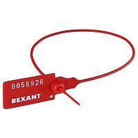 07-6131 Пломба пластиковая номерная 350мм красн. REXANT 