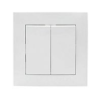 EWV10-023-10 Выключатель 2-кл. СП Валенсия 10А IP20 бел. PROxima EKF 