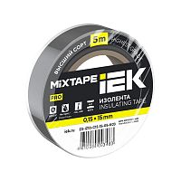 EX-IZ10-C15-15-05-K03 Изолента 0.15х15мм (рул.5м) сер. IEK 