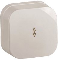 EVH12-K33-10 Переключатель проходной 1-кл. ОП GLORY 10А ВСп10-1-0-ХК крем. IEK 