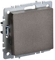BR-V10-0-10-K45 Выключатель 1-кл. СП BRITE ВС10-1-0-БрТБ 10А механизм бронза IEK 