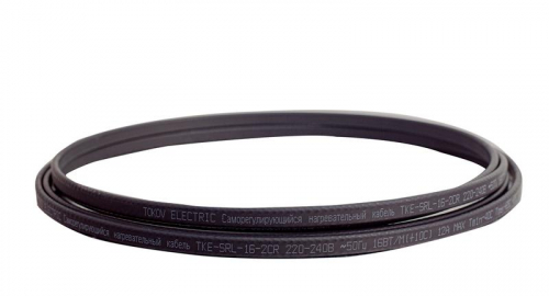 TKE-SRL-16-2CR Кабель нагревательный саморег. 16Вт/м с экраном 16 AWG термопласт UV Ex (200м) TOKOV ELECTRIC 