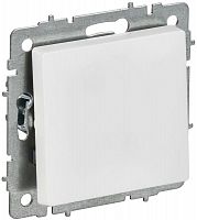 BR-V10-0-10-K91 Выключатель 1-кл. СП BRITE ВС10-1-0-БрАБ 10А механизм арктич. бел. IEK 
