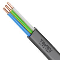 УТ000028593 Кабель TOKOV ELECTRIC ВВГ-Пнг(А)-LS 3х4 ОК (N PE) 0.66кВ (уп.100м)  ГОСТ 31996-2012 ТУ поставки будут осуществялться от разных производителей