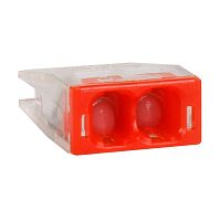 351060 Клемма строительно-монтажная OptiKit СМК 2273-242 (с пастой) 2 отверстия 0.5-2.5кв.мм КЭАЗ 