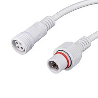 11-9440 Кабель соединительный (4pin) герметичный (IP67) 4х0.75кв.мм 300В бел. Rexant 