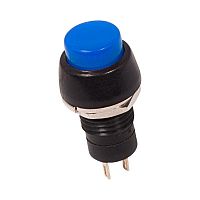 36-3071 Выключатель-кнопка 250В 1А (2с) ON-OFF син. Micro (PBS-20А) Rexant 
