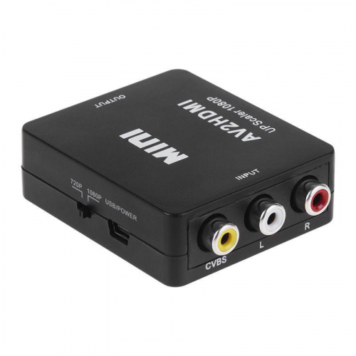 17-6939 Конвертер 3 RCA на HDMI пластик черн. Rexant  фото 2
