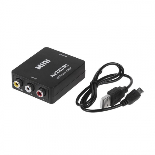 17-6939 Конвертер 3 RCA на HDMI пластик черн. Rexant  фото 8