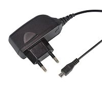 16-0260-1 Устройство зарядное сетевое microUSB 220В (СЗУ) (5В 1500мА) шнур 1.2м черн. Rexant 