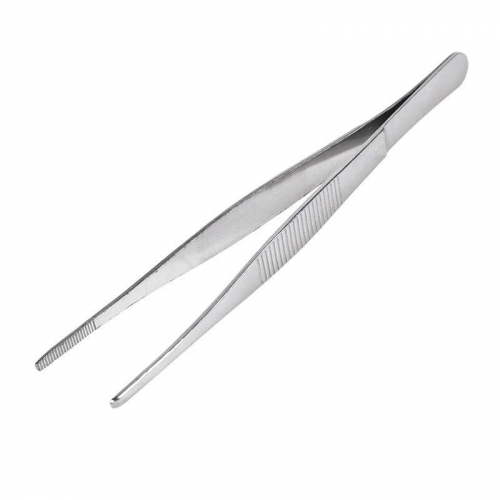 12-0366 Пинцет прямой рифленый 160мм (блист.) Rexant 