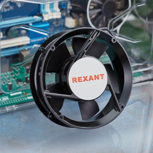 72-6170 Вентилятор RQA 172х163х51HBL 220VAC Rexant  фото 2
