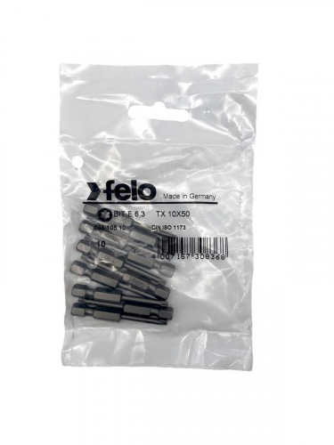 03610510 Бита шестигранная TX 10х50мм (10шт) FELO  фото 2