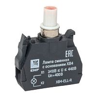 XB4-ELL-R Лампа сменная с основанием XB4 красн. 400В PROxima EKF 