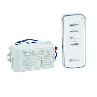 23262 Выключатель дистанционный 230V 1000W 2-хканальный 30м с пультом управления, TM72 