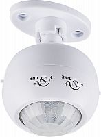 22074 Датчик движения 1200W 8m 120°(гориз.) 360°(верт.)  белый, SEN16/ES-P27A 