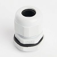 49366 Сальник PG16 диаметр проводника 10-14 мм STEKKER, IP54, серый (без мембраны) 