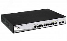 DGS-1210-10P/F3A Коммутатор управляемый L2 10 портов RJ45/SFP 10 100 1000 Мб/с PoE 65Вт D-Link 