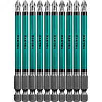 26122-2-100-10 Биты Optimum Line PH2 100 мм 10 шт. KRAFTOOL 