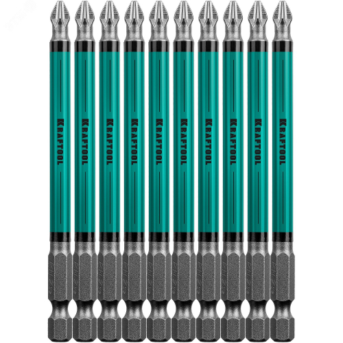 26122-2-100-10 Биты Optimum Line PH2 100 мм 10 шт. KRAFTOOL 