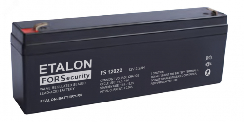 FS 12022 Аккумулятор FS 12В 2,2Ач ETALON BATTERY  100-12/022S
