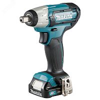 TW141DWAE Гайковерт аккумуляторный ударный 12В, 145 Нм, 1/2'' (2х2Ач) Makita 