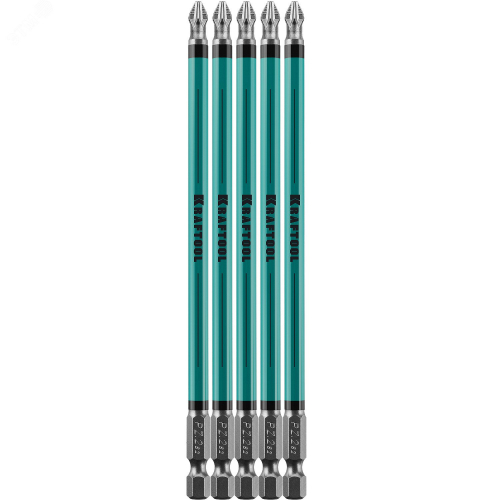 26122-2-150-5 Биты Optimum Line PH2 150 мм 5 шт. KRAFTOOL 