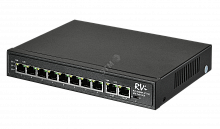 RVi-1NS08F-2T (1G) Коммутатор неуправляемый 10 портов  RJ45 11 100 Мб/с PoE 120Вт RVI  С0000038082