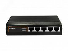 U1I-4F1b/1F Коммутатор неуправляемый промышленный 4x100Мбит/с (RJ45 с PoE+), 1x100Мбит/с (RJ45) 65Вт Optimus CCTV  В0000017245